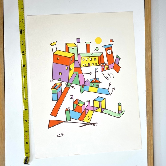 Klee Art Print, 10"x13", Great Framed - Picture 5 of 5